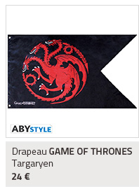 Drapeau GAME OF THRONES Targaryen