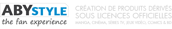 ABYstyle - the fan experience - Création de produits dérivés sous licences officielles manga, cinéma, séries TV, jeux vidéo, comics & BD
